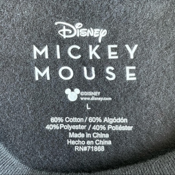 New Disney Minnie & Mickey Mouse Crop Sweatshirt - Picture 6 of 6